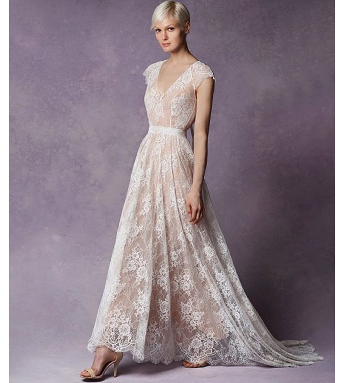 Svatební vintage šaty Libby - šití na míru