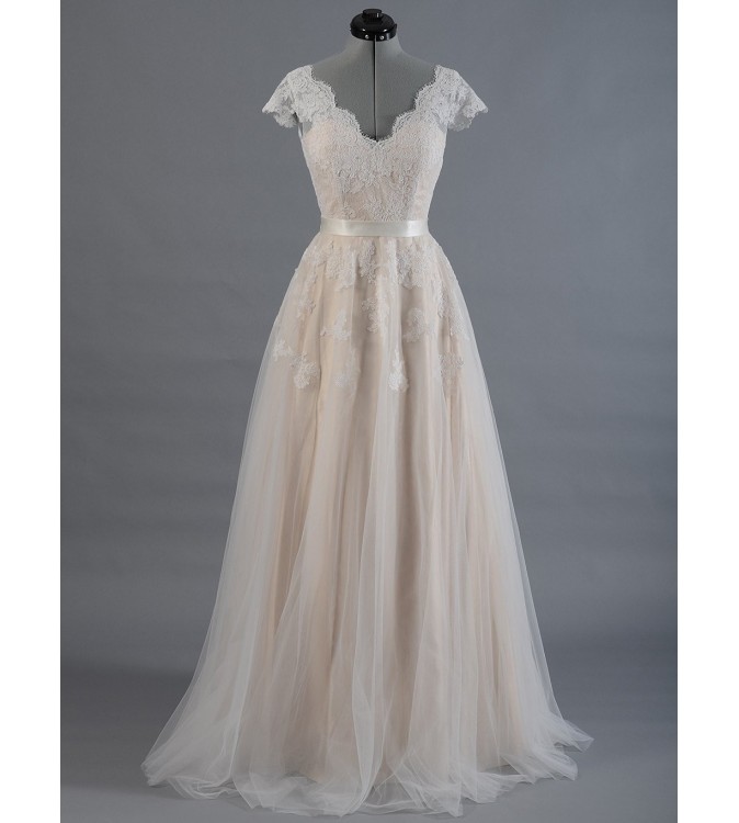 Svatební šaty Verlene - šití na míru