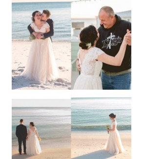 Svatební šaty Verlene - šití na míru