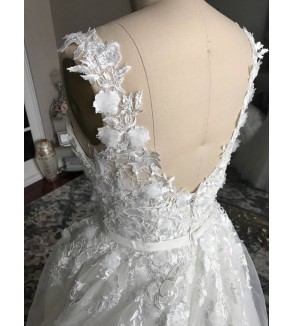 Svatební šaty Lisette - šití na míru