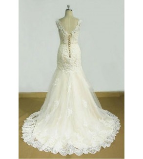 Svatební šaty Krysten - šití na míru