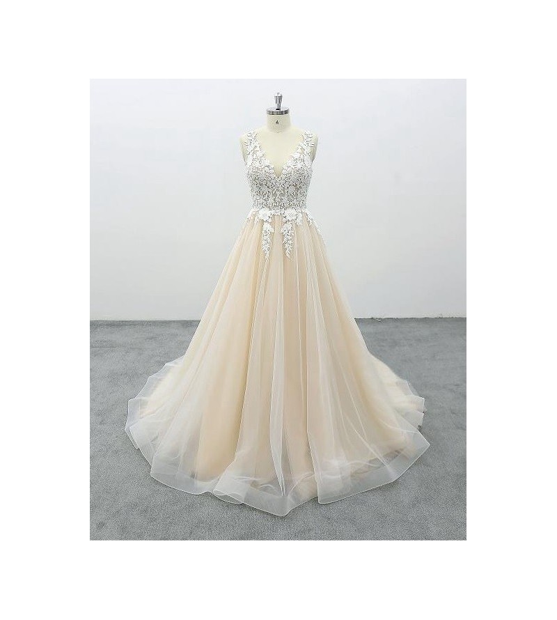 Svatební šaty Maggie - šití na míru