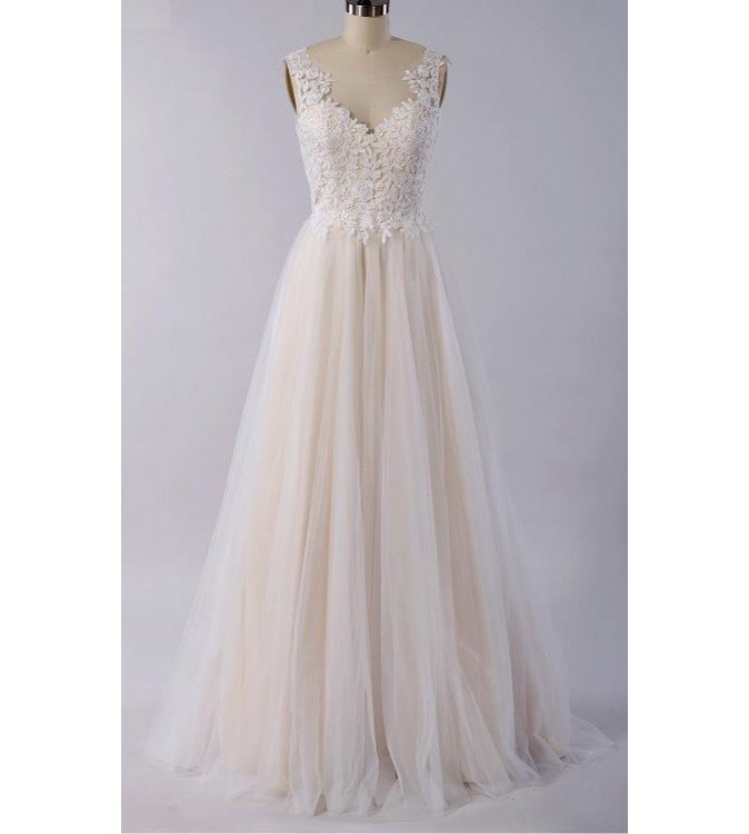 Svatební šaty Zina - šití na míru