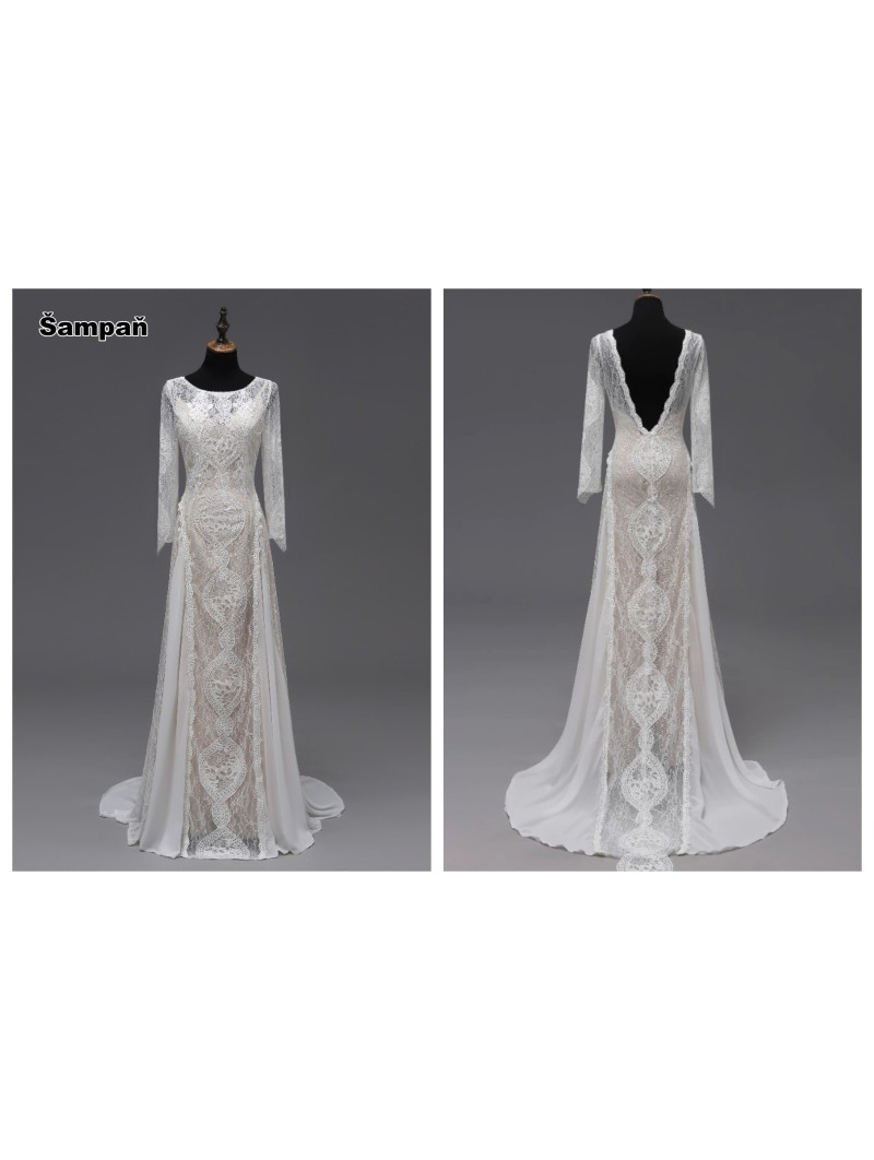 Svatební šaty Hannah - šití na míru