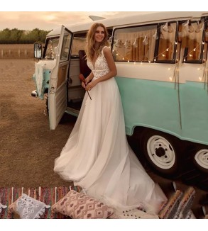 Svatební boho šaty Alison -...