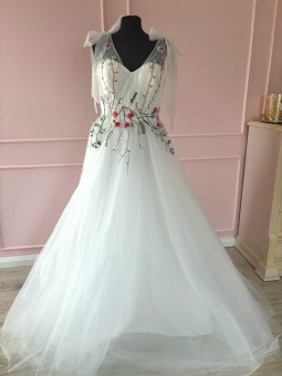 Květinové šaty vel. 40