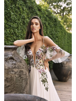 Maceškové šaty Alicia