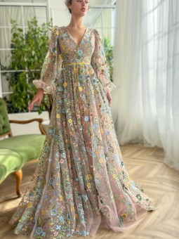 Květinové šaty Reina - šití...