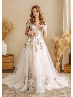 Květinové šaty Aurelia -...