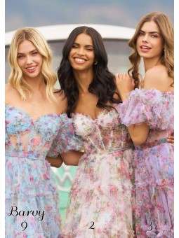 Květinové šaty Kandace -...