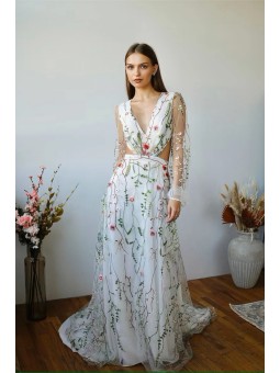 Květinové šaty Alegra -...