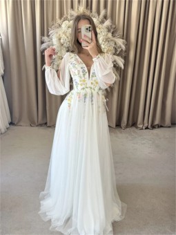 Květinové šaty Edith - šití...