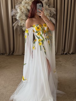 Květinové šaty Sunflower -...