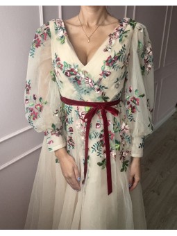 Květinové šaty Prue - šití...