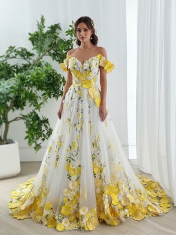 Květinové šaty Goldie -...